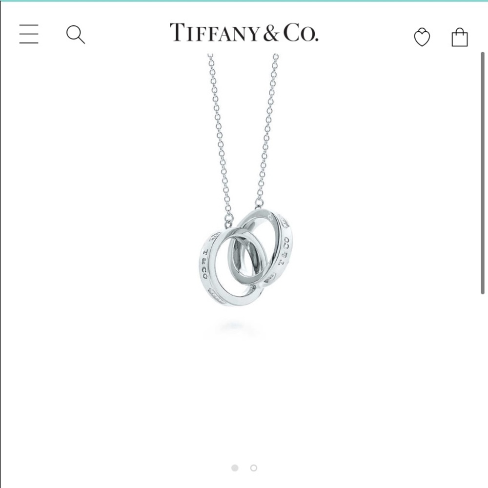 Tiffany & Co. Interlocking ring necklace